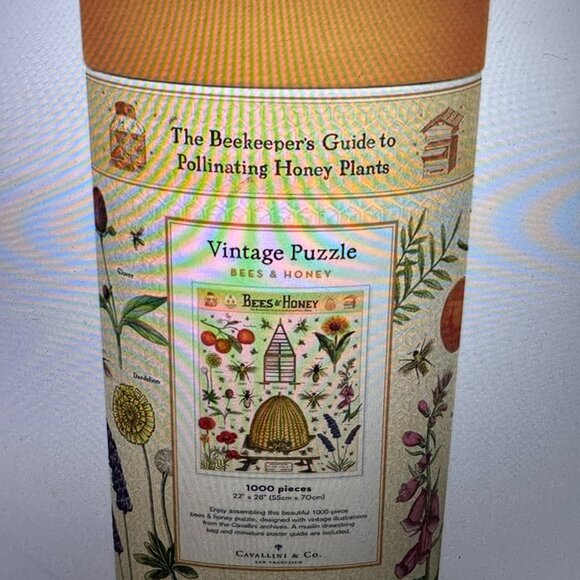 Bees & Honey 1,000 Piece Puzzle & Matching Bees & Honey Towel NEW - Picture 8 of 8